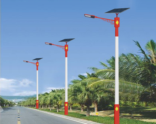 人民路街道民族特色路灯