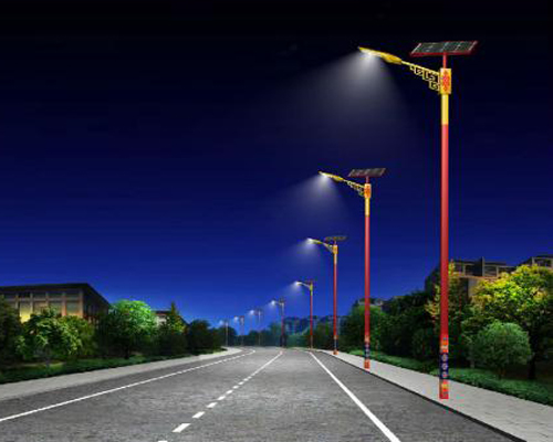 人民路街道民族特色路灯